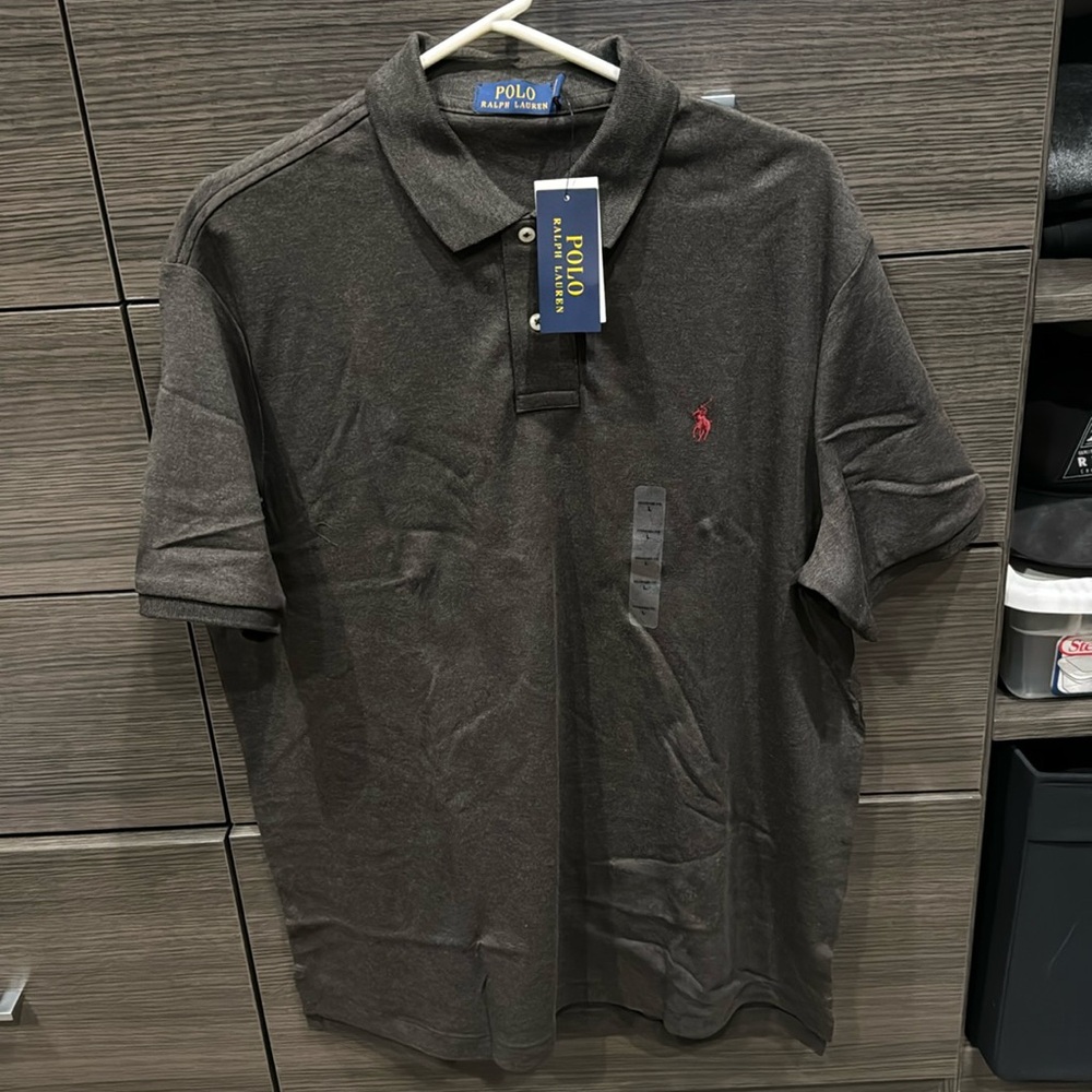 New Ralph Lauren gray polo